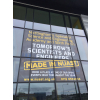 Window graphics, window vinyl, window decals, window pictures, window frosted etch, etch vinyl graphics