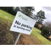 Standard post & panel, freestanding sign, post mounted signs