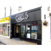 Cafe and takeaway signs