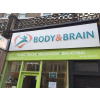 Flat cut logo