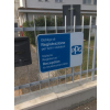 Fence sign