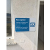 Reception sign